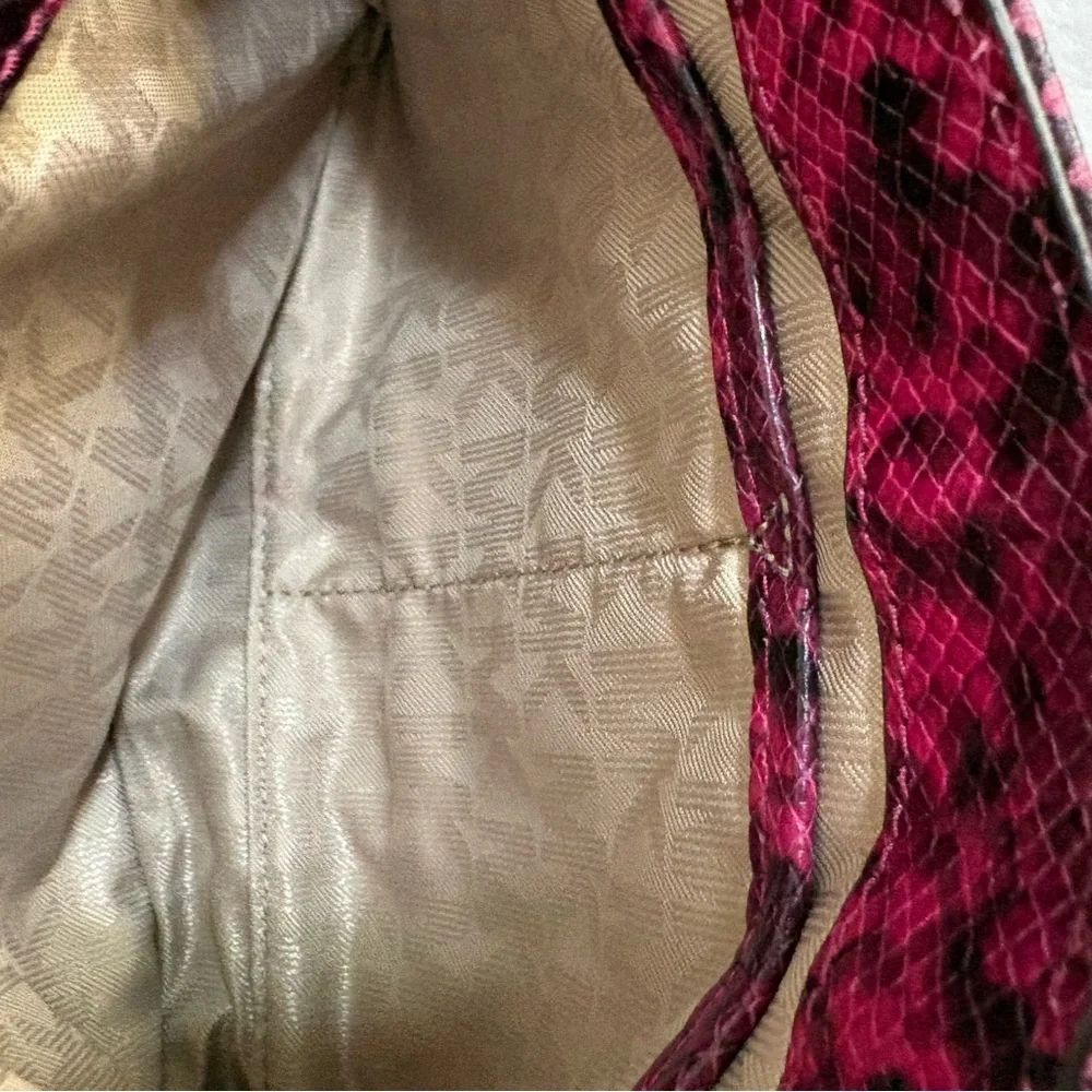 Michael Kors Sloan Large Quilted Embossed-Leather Shoulder Bag